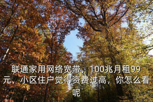 青島聯通100兆寬帶多少錢一年,聯通家用網絡寬帶