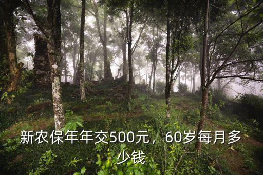 梅州新農(nóng)保今年交多少錢,今年新農(nóng)保交多少錢