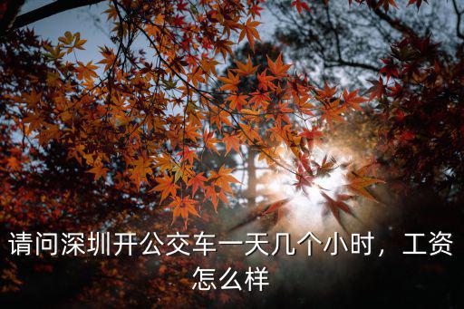 請(qǐng)問(wèn)深圳開(kāi)公交車(chē)一天幾個(gè)小時(shí)，工資怎么樣