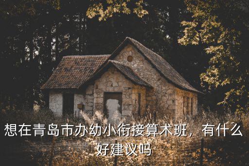 青島幼小銜接課程多少錢,想在青島市辦幼小銜接算術班