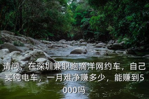請問，在深圳兼職跑滴洋網(wǎng)約車，自己買純電車，一月難凈賺多少，能賺到5000嗎