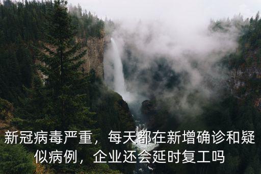 新冠病毒嚴重，每天都在新增確診和疑似病例，企業還會延時復工嗎