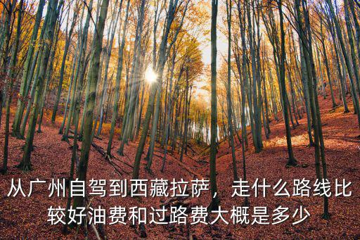 廣州到沙扒灣路費(fèi)油費(fèi)多少錢(qián),廣州自駕游川藏線需要多少錢(qián)
