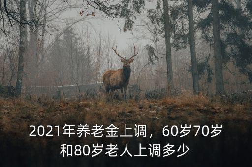 2021年養老金上調，60歲70歲和80歲老人上調多少