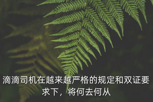 濟南滴滴快車多少沒有雙證的,因為沒有雙證
