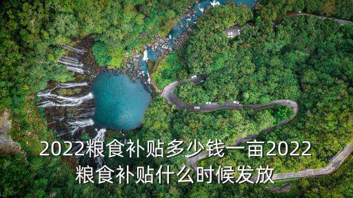 2022糧食補(bǔ)貼多少錢一畝2022糧食補(bǔ)貼什么時(shí)候發(fā)放