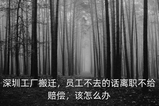 深圳工廠不給辭工怎么辦,深圳工廠搬遷