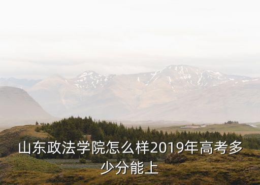 山東政法學院在河南多少分能上,山東政法學院怎么樣