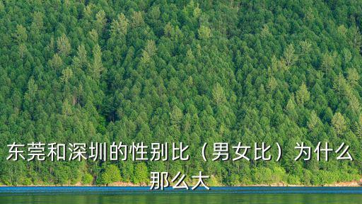 東莞和深圳的性別比（男女比）為什么那么大