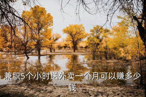 兼職5個小時送外賣一個月可以賺多少錢