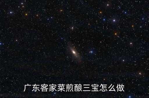 廣東客家菜煎釀三寶怎么做