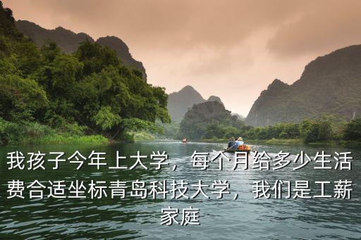 我孩子今年上大學(xué)，每個月給多少生活費(fèi)合適坐標(biāo)青島科技大學(xué)，我們是工薪家庭