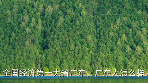 全國(guó)經(jīng)濟(jì)第一大省廣東，廣東人怎么樣