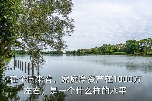 在全國來看，家庭凈資產在1000萬左右，是一個什么樣的水平