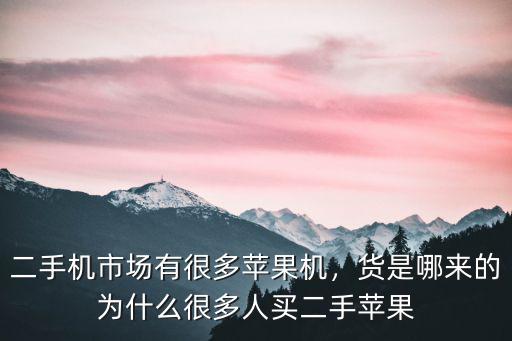 河源二手蘋果手機(jī)市場在哪里,哪兒買二手蘋果手機(jī)靠譜些