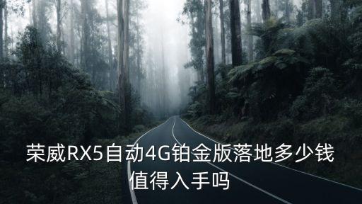 榮威RX5自動4G鉑金版落地多少錢值得入手嗎