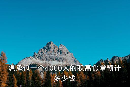韶關學校食堂承包多少錢,想承包個學校食堂窗口