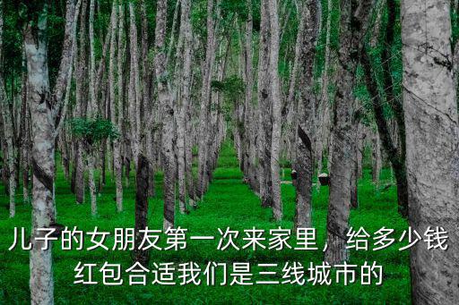兒子的女朋友第一次來家里，給多少錢紅包合適我們是三線城市的