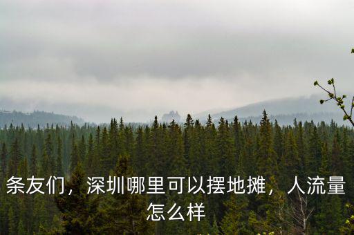 深圳寶安坪洲哪里可以擺攤,深圳哪里可以擺地攤
