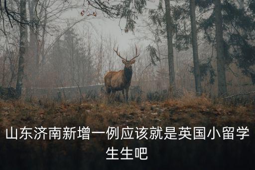 今日濟南新增病例多少例,濟南境外輸入病例影響開學嗎