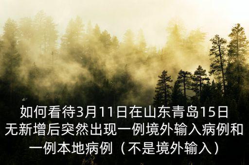 2月11日山東疑似病例多少,3月11日新增一例本地病例