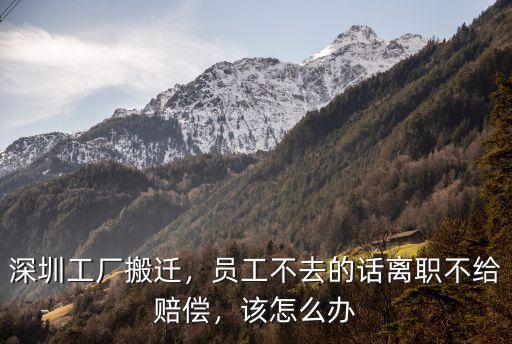 深圳工廠關閉不賠償怎么辦,深圳工廠搬遷
