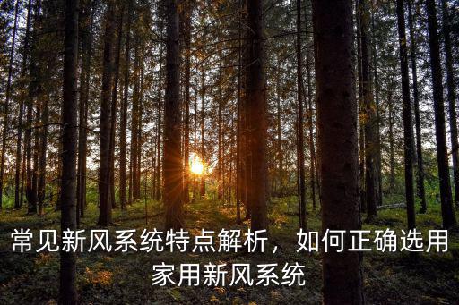 廣州健康新風系統怎么選,如何選購家用新風系統