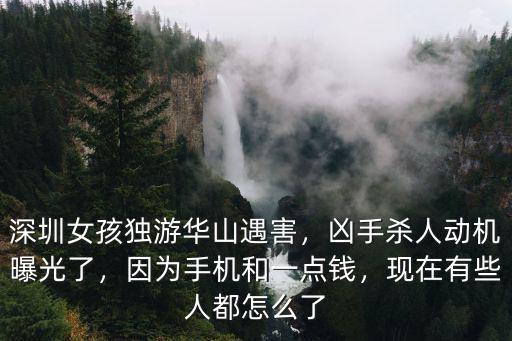 深圳女孩現在怎么樣了,深圳女孩獨游華山遇害
