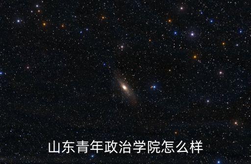 山東青年政治學院怎么樣