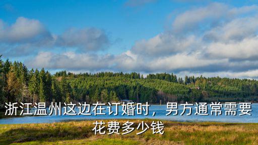 紹興新昌訂婚花多少錢,訂婚需要多少錢