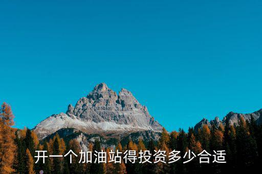 青島一座正規(guī)加油站投資多少,開一個加油站得投資多少合適