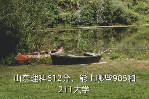 山東省理科排名多少能上211,能上哪些985和211大學