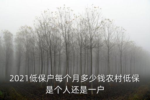 2021年嘉興市有多少人吃低保,2021低保戶每個月多少錢