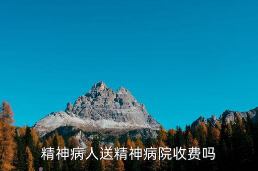 精神病人送精神病院收費(fèi)嗎