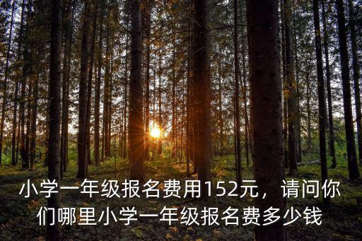 淄博修文小學一年多少錢,小學一年級報名費用152元