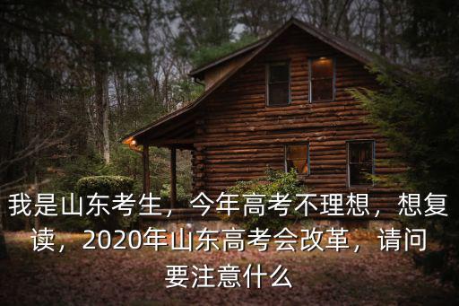 2020年山東有多少高考復(fù)讀生,2020年山東高考會改革