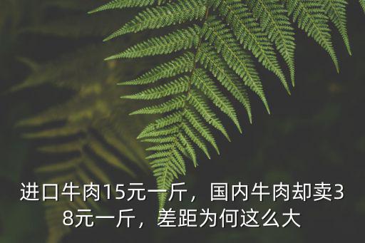 進(jìn)口牛肉15元一斤，國(guó)內(nèi)牛肉卻賣(mài)38元一斤，差距為何這么大