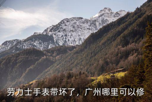 勞力士手表帶壞了，廣州哪里可以修