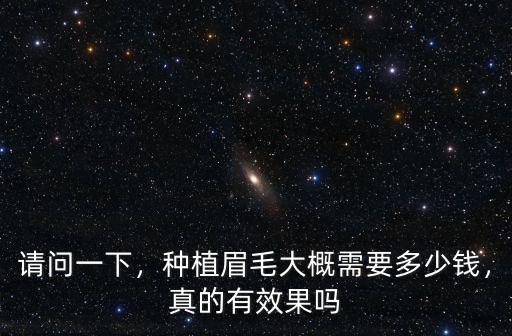 溫州植眉多少錢,種植眉毛大概需要多少錢