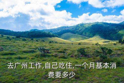 去廣州工作,自己吃住,一個(gè)月基本消費(fèi)要多少