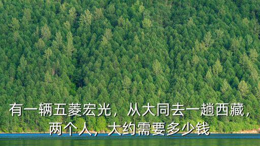 有一輛五菱宏光，從大同去一趟西藏，兩個人，大約需要多少錢