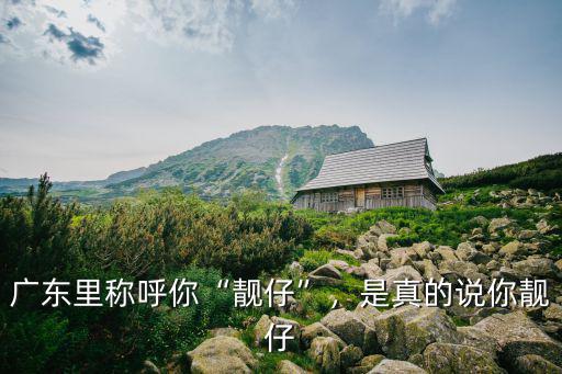 廣東里稱呼你“靚仔”，是真的說你靚仔