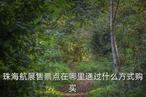 今年珠海航展票在哪里購(gòu)買(mǎi),珠海航展售票點(diǎn)在哪里