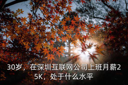 在深圳一般公司上班工資怎么樣,在深圳一家公司工作了五年
