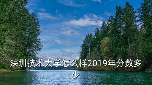 深圳技術大學考研怎么樣,深圳技術大學怎么樣