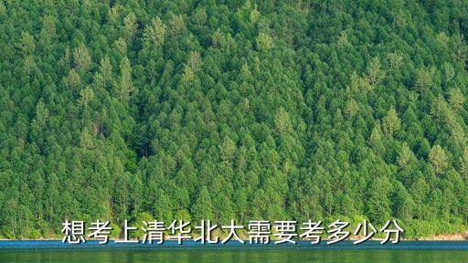 想考上清華北大需要考多少分