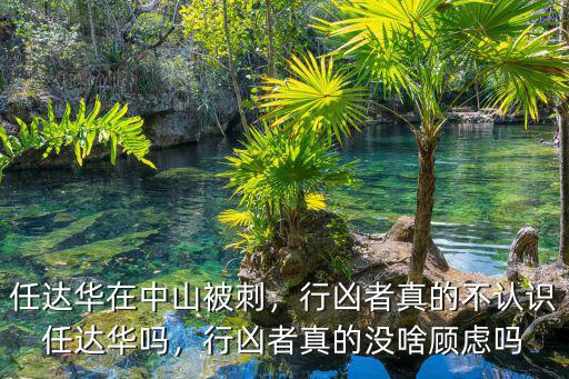 任達華在中山被刺，行兇者真的不認識任達華嗎，行兇者真的沒啥顧慮嗎