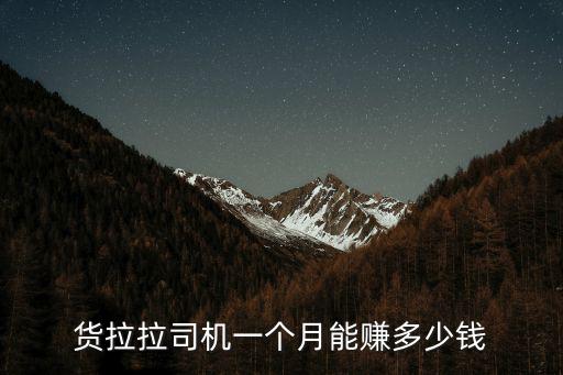廣州輕軌司機一個月多少錢,貨拉拉司機一個月能賺多少錢