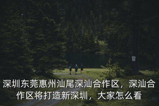深圳東莞惠州汕尾深汕合作區，深汕合作區將打造新深圳，大家怎么看