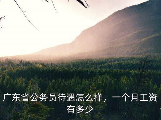 清遠民警工資一般多少,一個月工資有多少